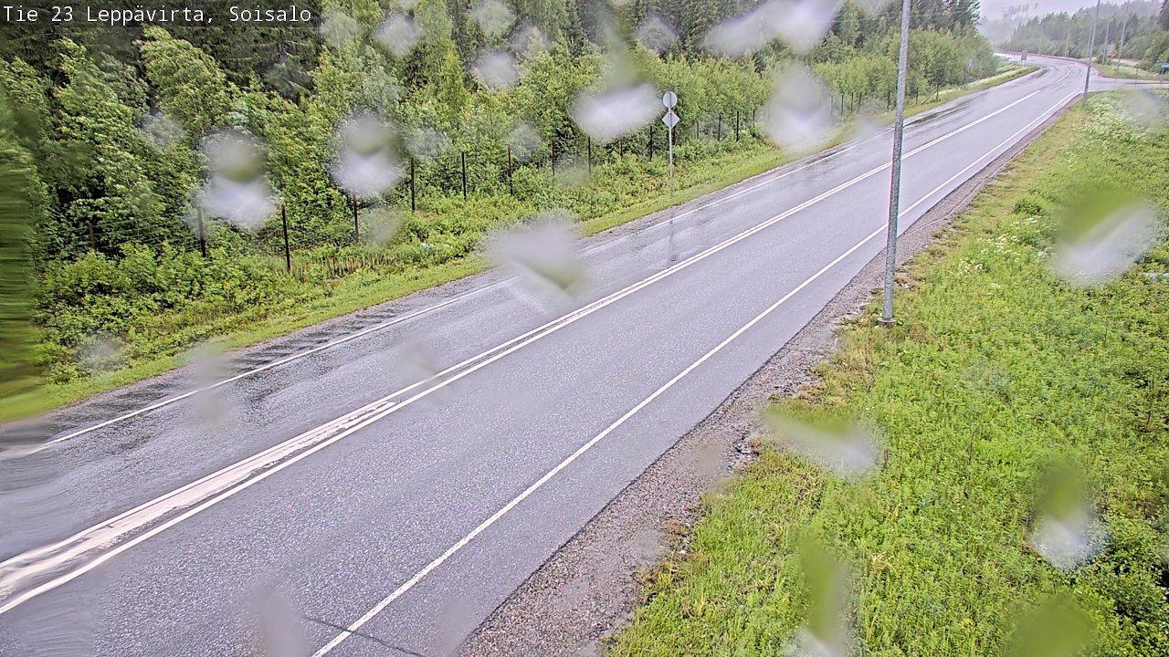 Weather Camera Image Road 23 Leppävirta, Soisalo, Leppävirta, Pohjois-Savo