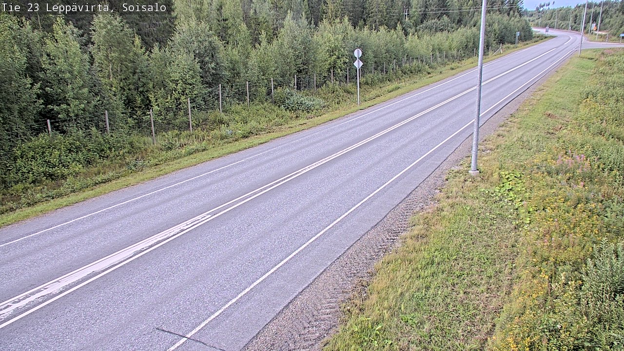 Weather Camera Image Väg 23 Leppävirta, Soisalo, Leppävirta, Pohjois-Savo
