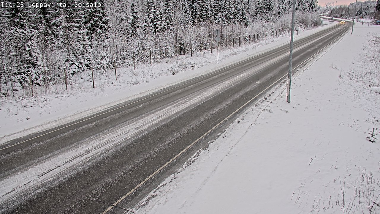 Weather Camera Image Road 23 Leppävirta, Soisalo, Leppävirta, Pohjois-Savo