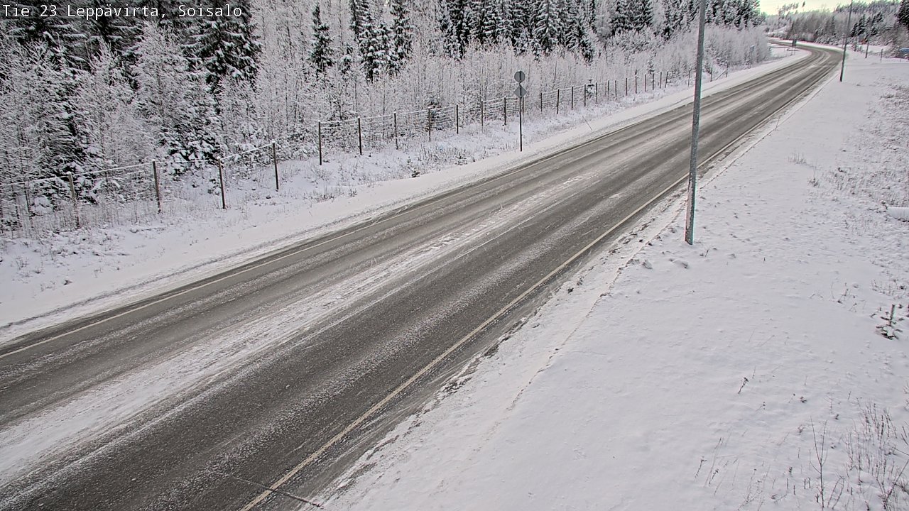 Weather Camera Image Road 23 Leppävirta, Soisalo, Leppävirta, Pohjois-Savo