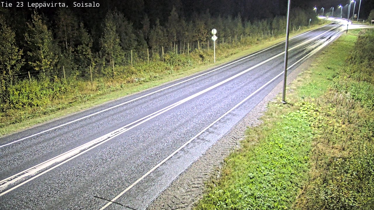 Weather Camera Image Road 23 Leppävirta, Soisalo, Leppävirta, Pohjois-Savo