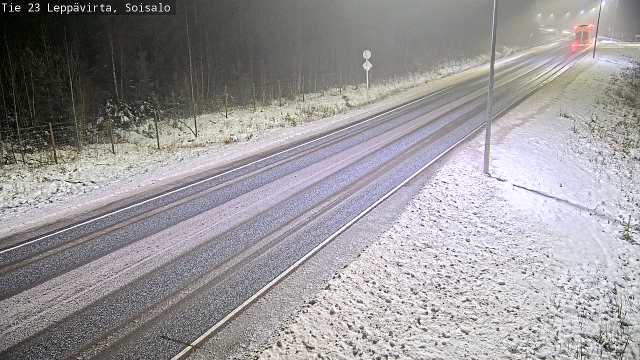 Weather Camera Image Road 23 Leppävirta, Soisalo, Leppävirta, Pohjois-Savo