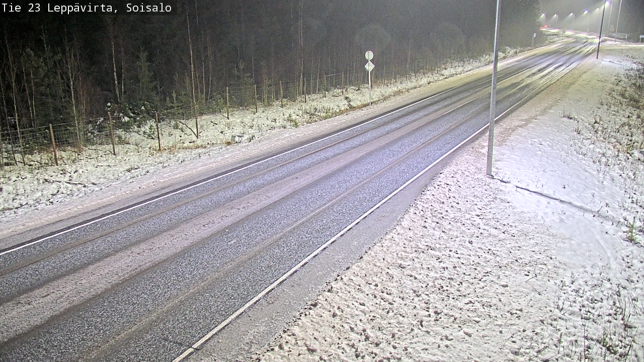 Weather Camera Image Road 23 Leppävirta, Soisalo, Leppävirta, Pohjois-Savo