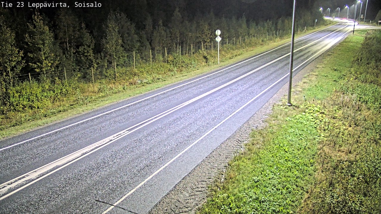 Weather Camera Image Road 23 Leppävirta, Soisalo, Leppävirta, Pohjois-Savo