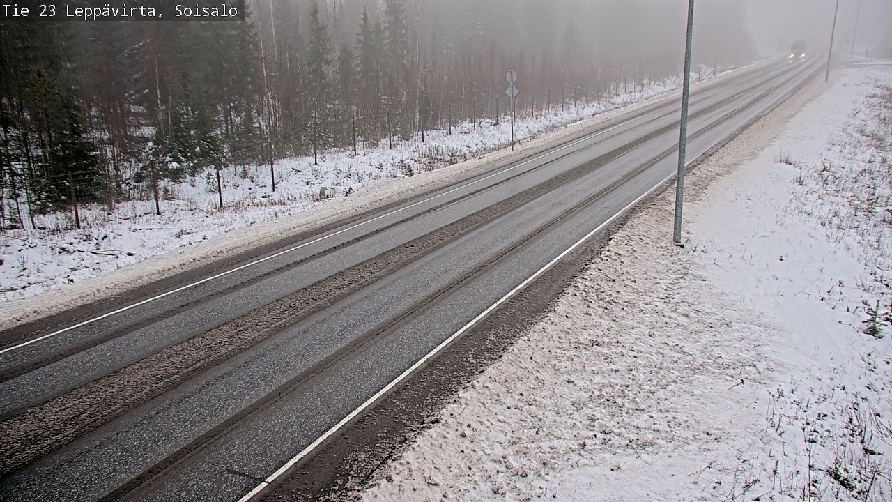 Weather Camera Image Road 23 Leppävirta, Soisalo, Leppävirta, Pohjois-Savo