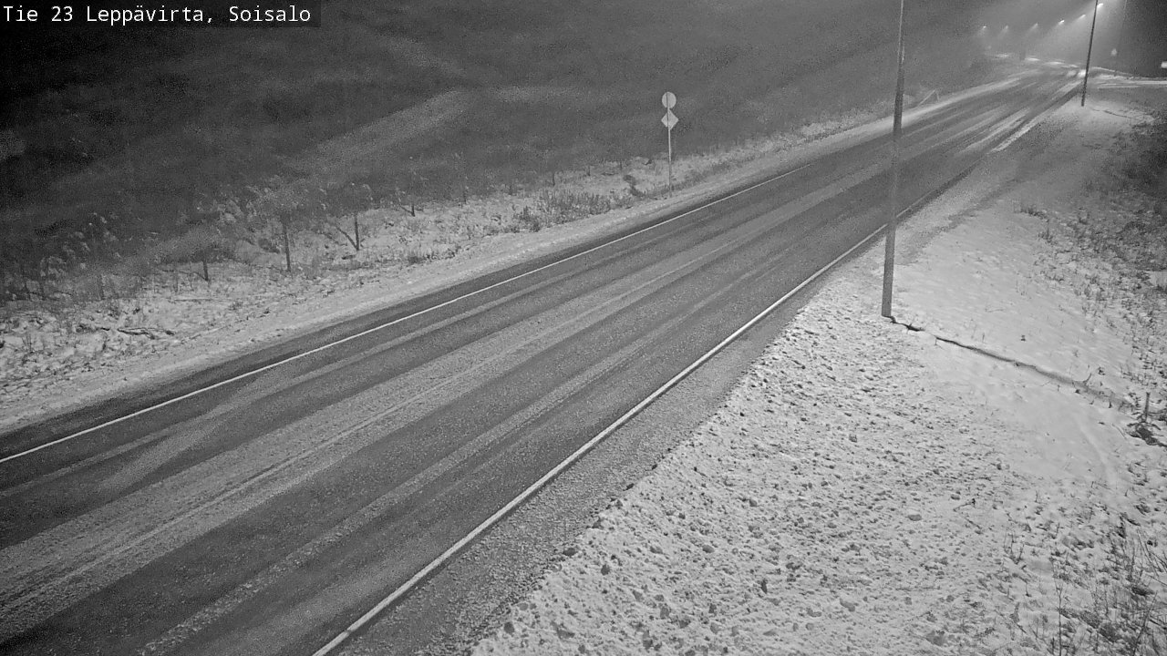 Weather Camera Image Road 23 Leppävirta, Soisalo, Leppävirta, Pohjois-Savo