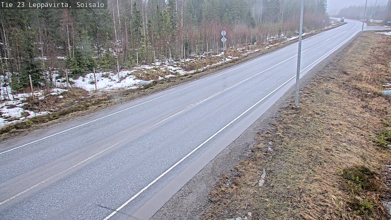 Weather Camera Image Väg 23 Leppävirta, Soisalo, Leppävirta, Pohjois-Savo