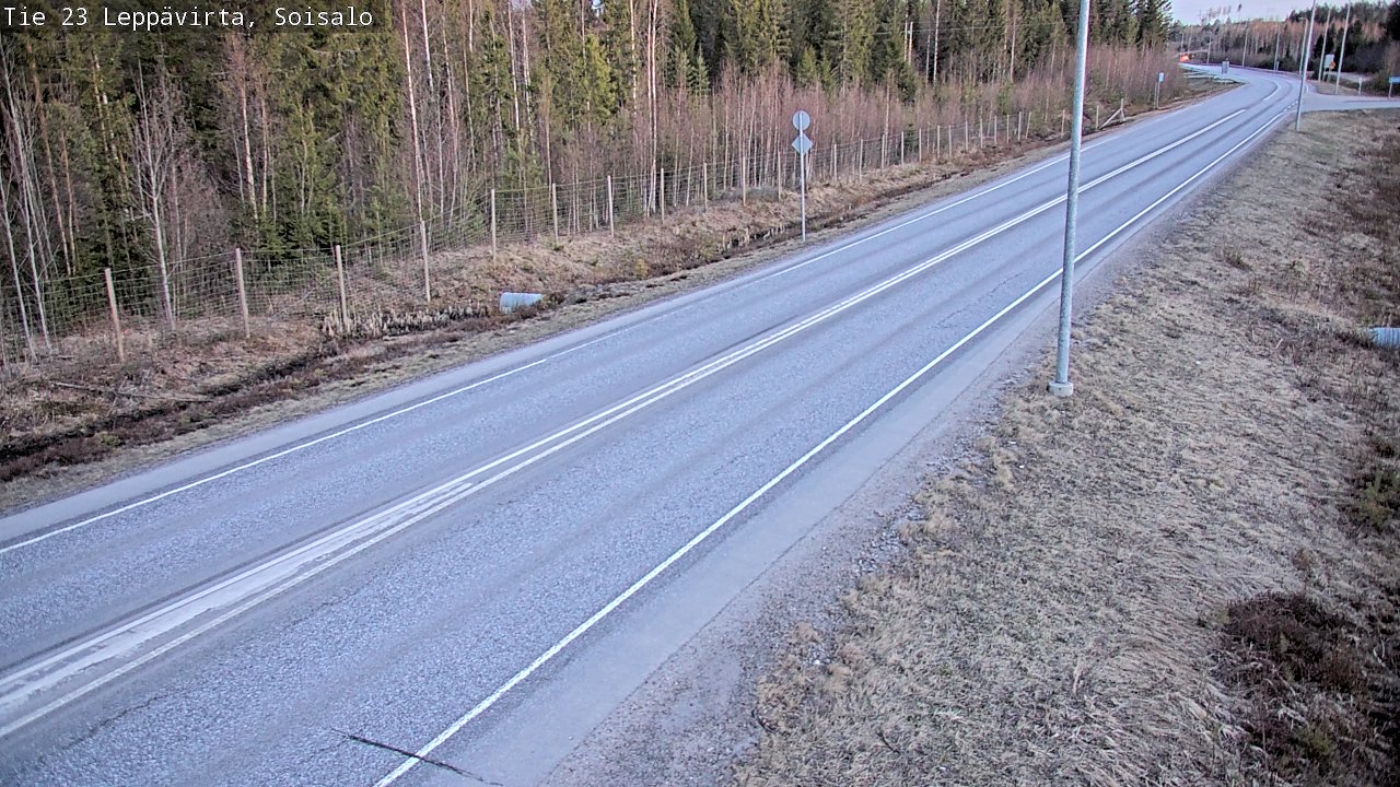 Weather Camera Image Väg 23 Leppävirta, Soisalo, Leppävirta, Pohjois-Savo