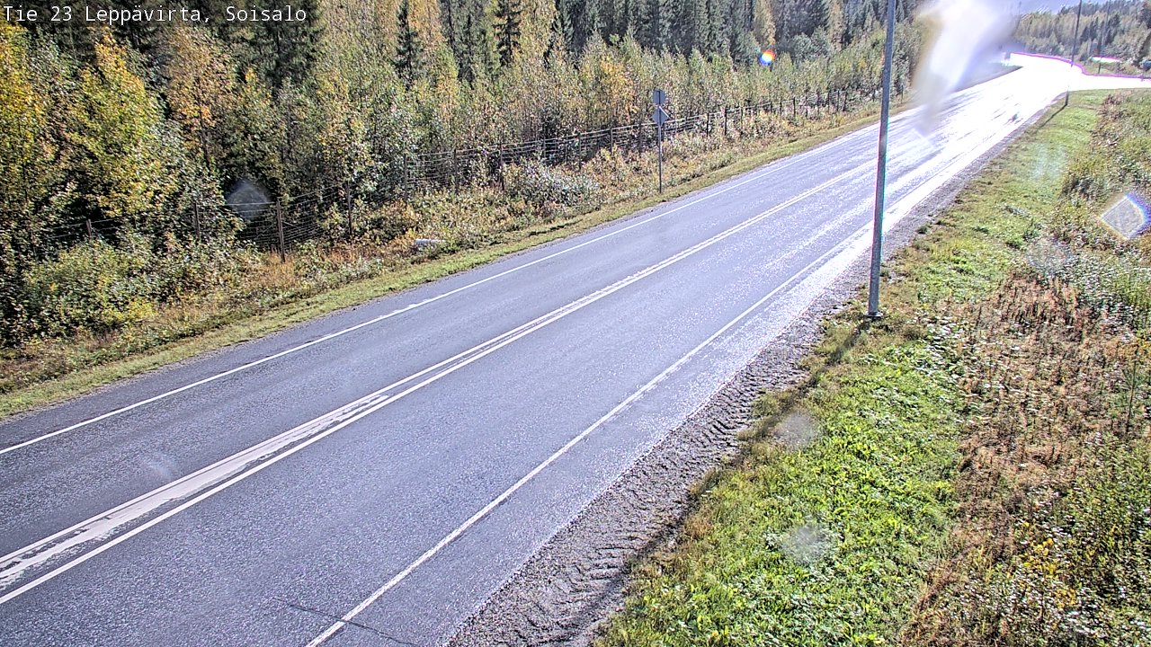 Weather Camera Image Road 23 Leppävirta, Soisalo, Leppävirta, Pohjois-Savo