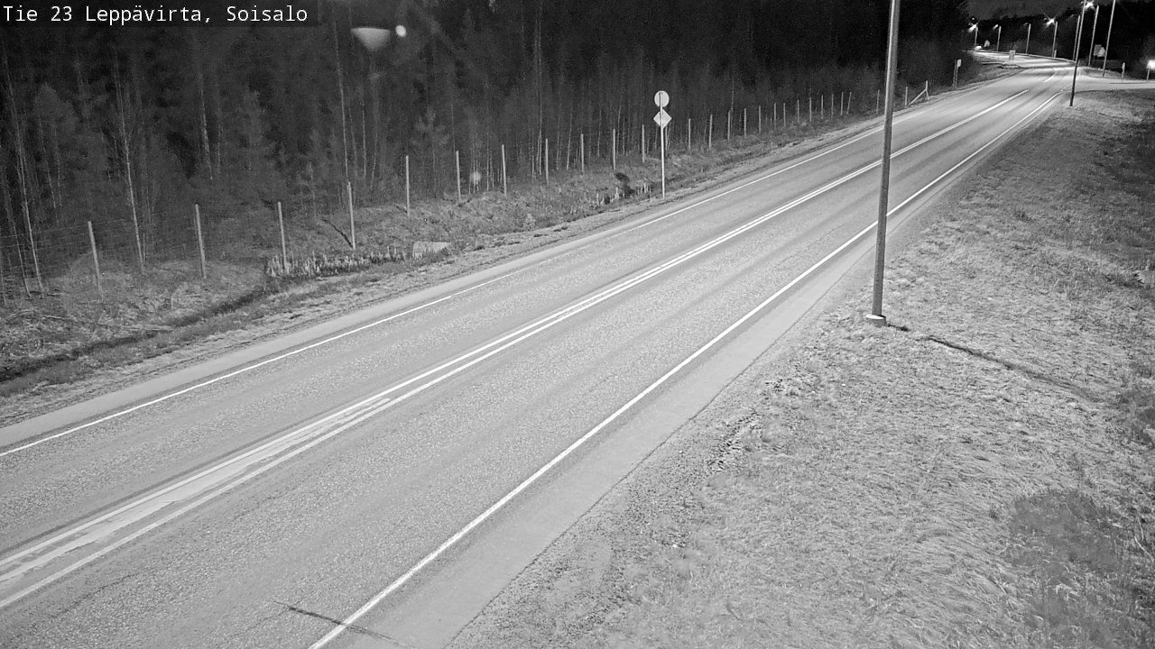 Weather Camera Image Väg 23 Leppävirta, Soisalo, Leppävirta, Pohjois-Savo