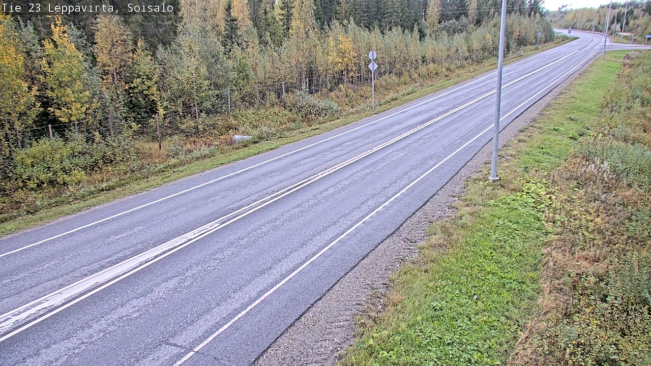 Weather Camera Image Road 23 Leppävirta, Soisalo, Leppävirta, Pohjois-Savo