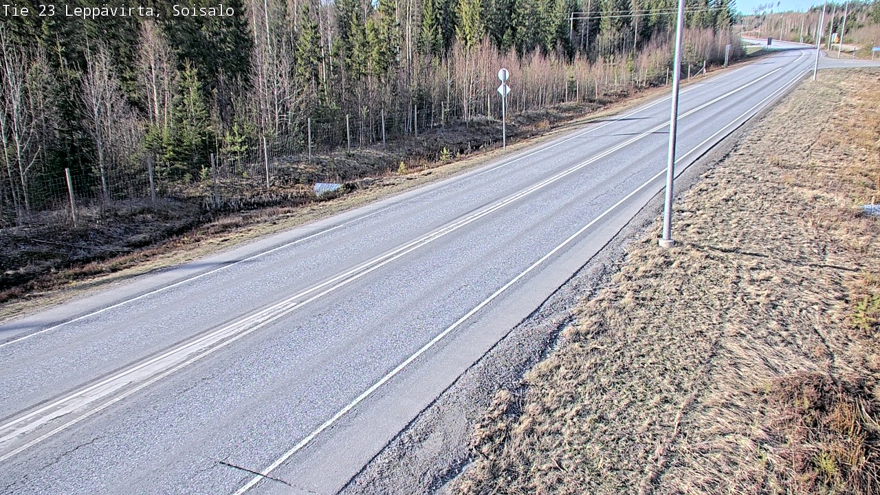Kelikamerat Kuva Tie 23 Leppävirta, Soisalo, Leppävirta, Pohjois-Savo