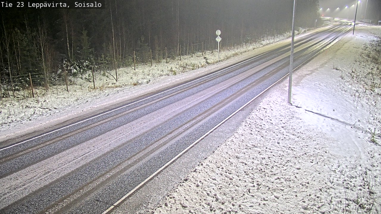 Weather Camera Image Road 23 Leppävirta, Soisalo, Leppävirta, Pohjois-Savo