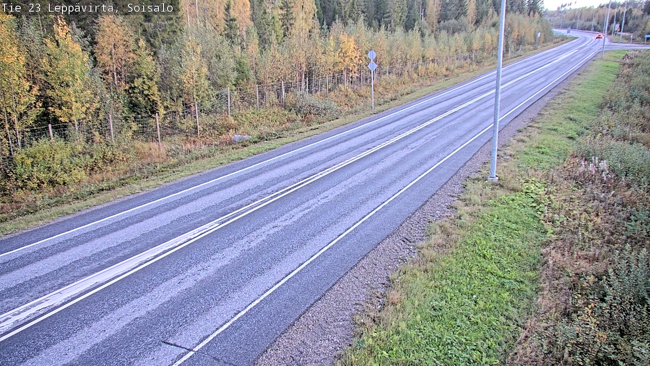 Weather Camera Image Road 23 Leppävirta, Soisalo, Leppävirta, Pohjois-Savo