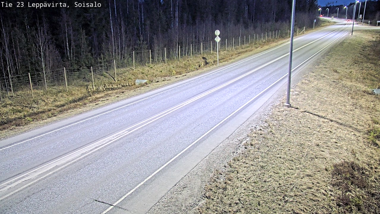 Weather Camera Image Väg 23 Leppävirta, Soisalo, Leppävirta, Pohjois-Savo