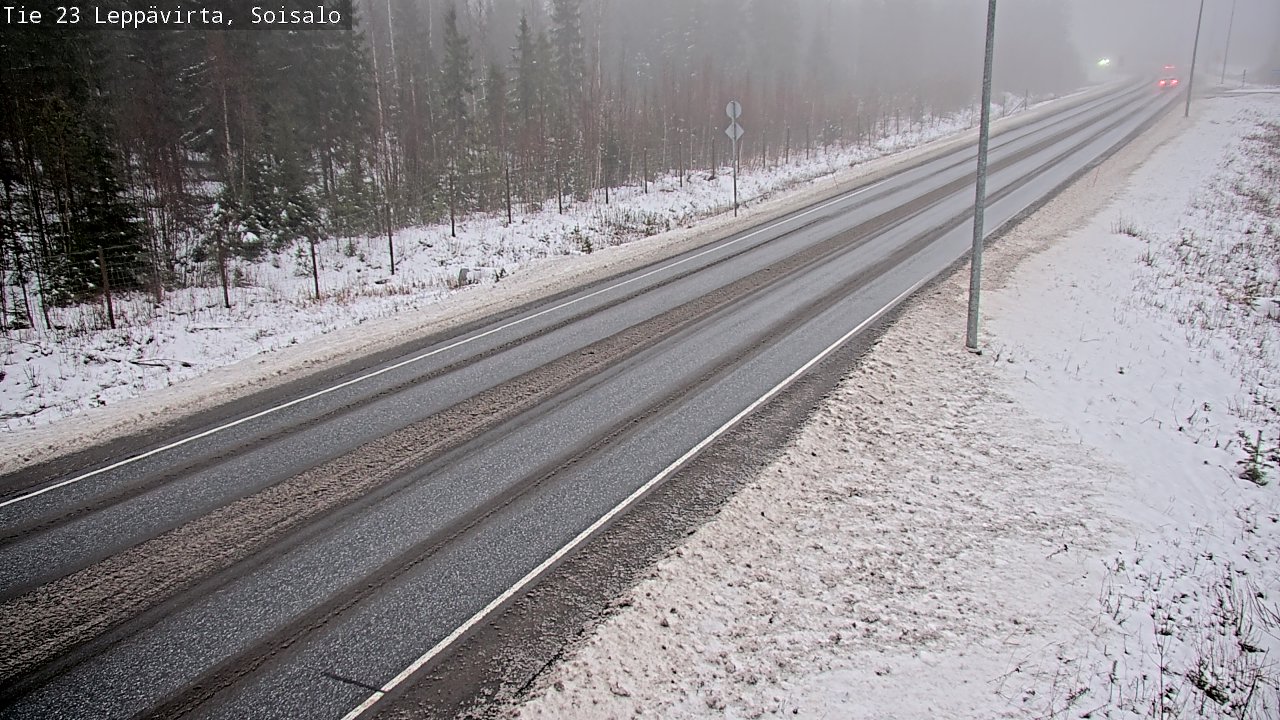 Weather Camera Image Road 23 Leppävirta, Soisalo, Leppävirta, Pohjois-Savo