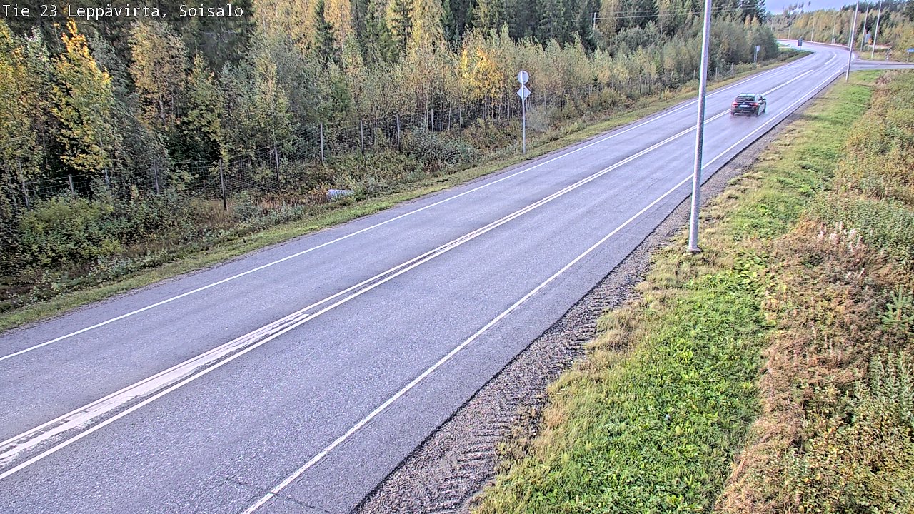 Weather Camera Image Road 23 Leppävirta, Soisalo, Leppävirta, Pohjois-Savo