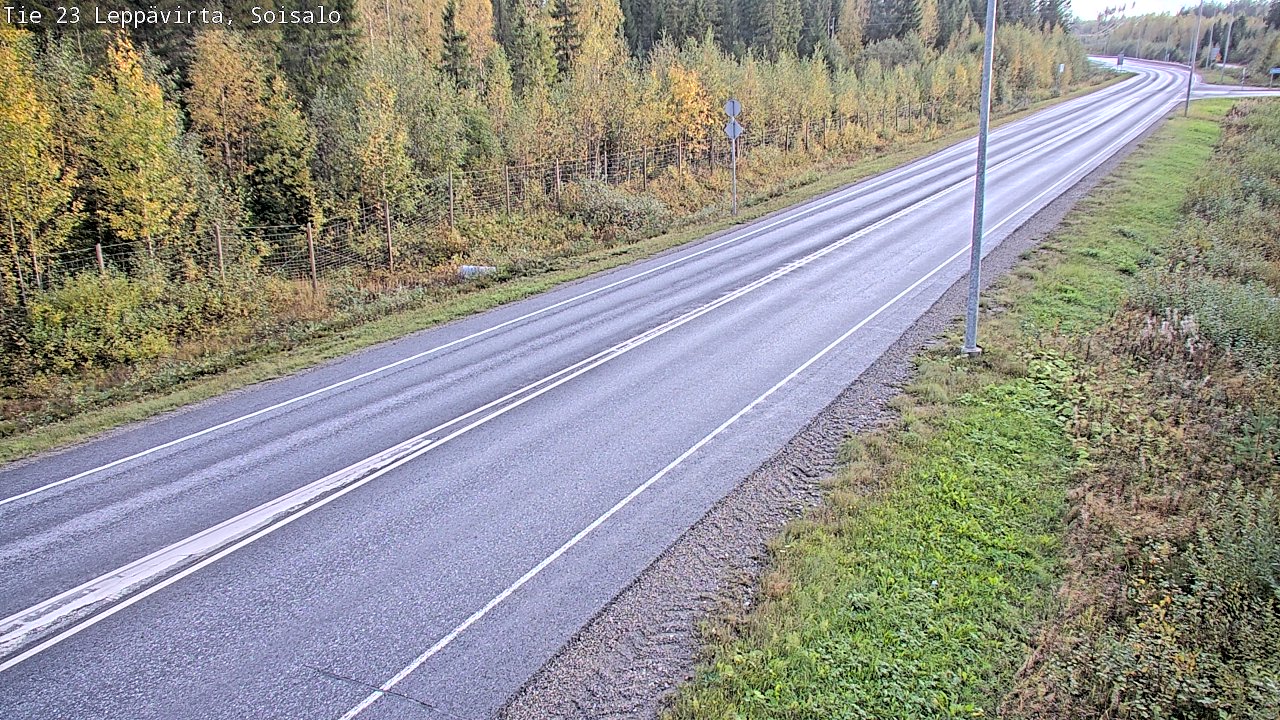 Weather Camera Image Road 23 Leppävirta, Soisalo, Leppävirta, Pohjois-Savo