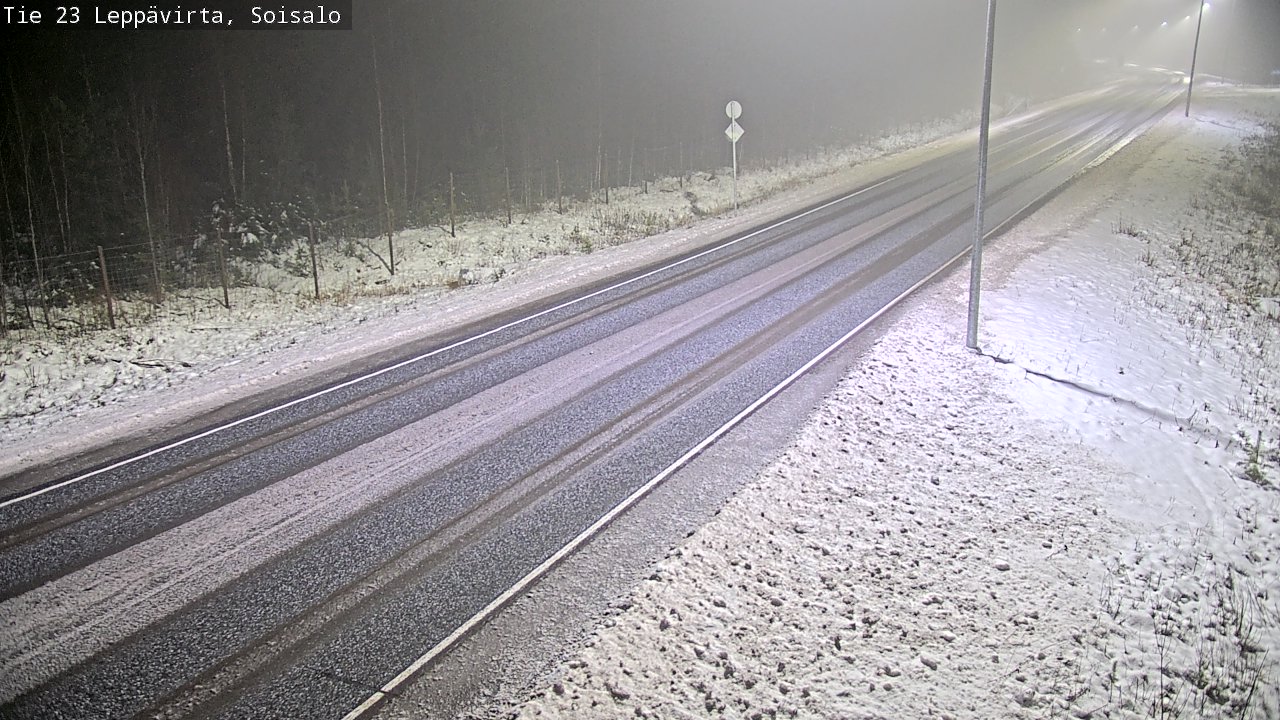 Weather Camera Image Road 23 Leppävirta, Soisalo, Leppävirta, Pohjois-Savo