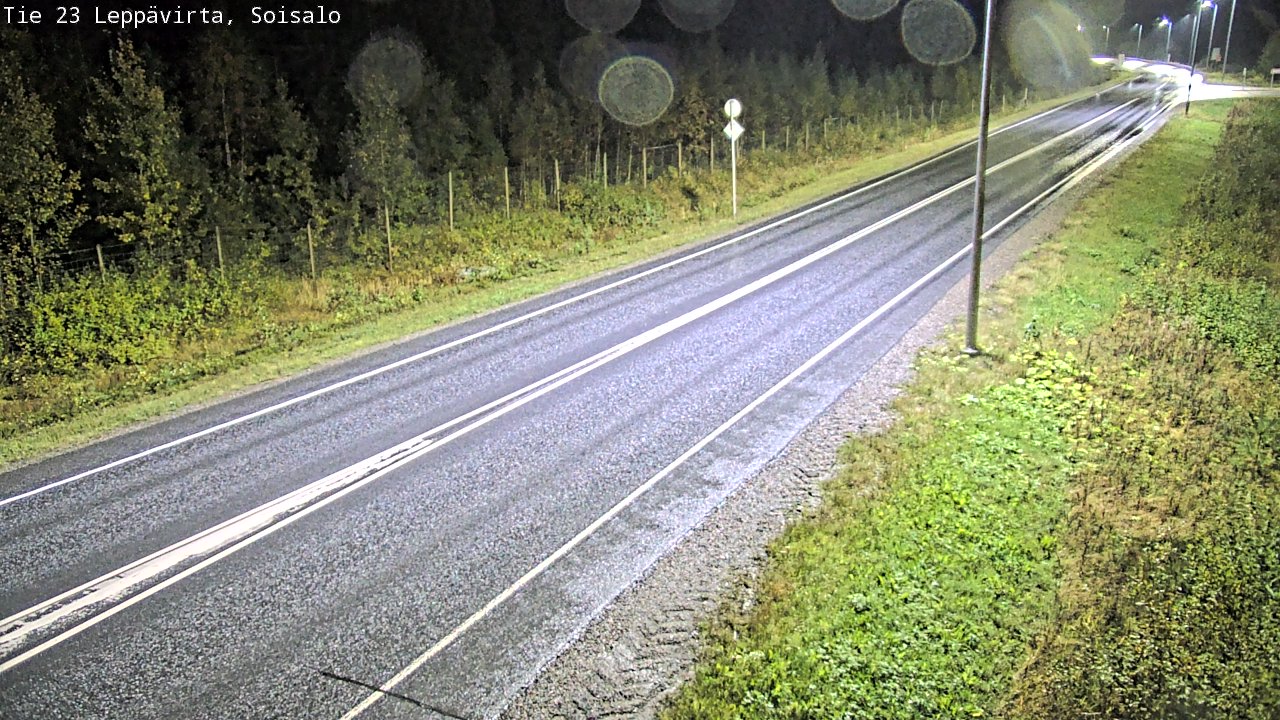 Weather Camera Image Road 23 Leppävirta, Soisalo, Leppävirta, Pohjois-Savo