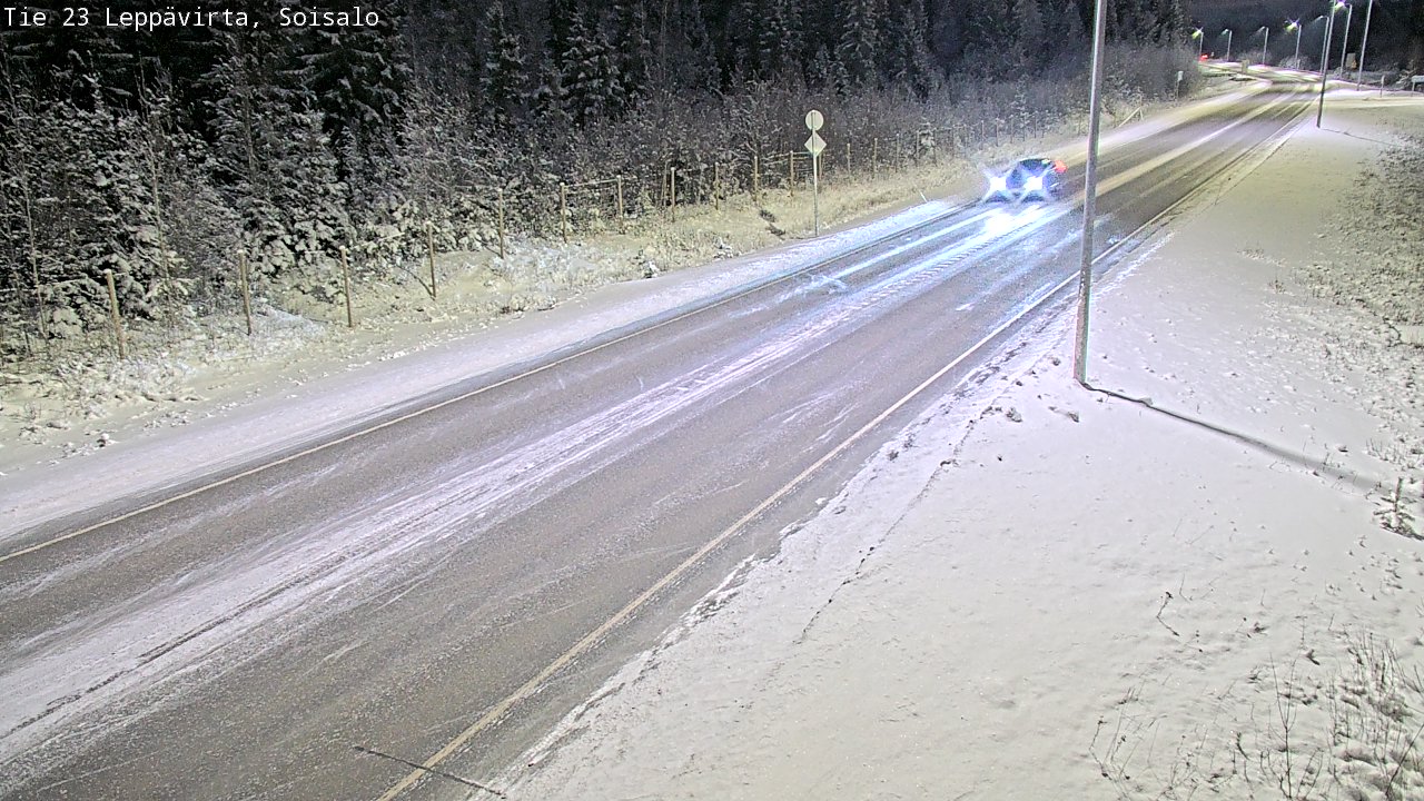 Weather Camera Image Road 23 Leppävirta, Soisalo, Leppävirta, Pohjois-Savo