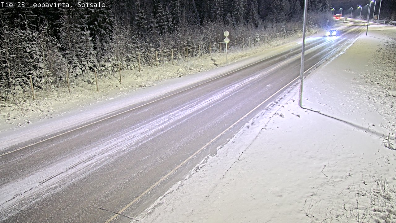 Weather Camera Image Road 23 Leppävirta, Soisalo, Leppävirta, Pohjois-Savo