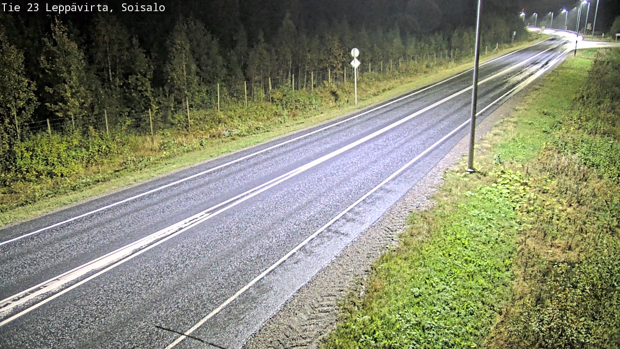 Weather Camera Image Road 23 Leppävirta, Soisalo, Leppävirta, Pohjois-Savo