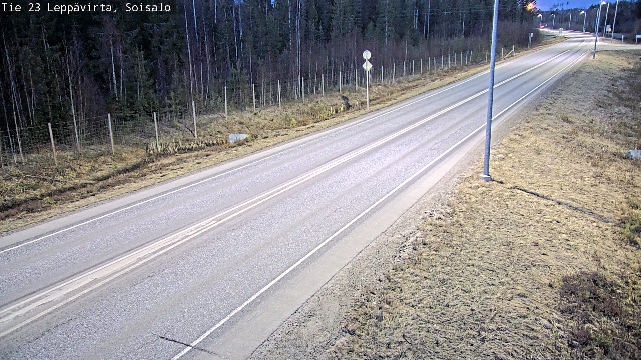 Kelikamerat Kuva Tie 23 Leppävirta, Soisalo, Leppävirta, Pohjois-Savo