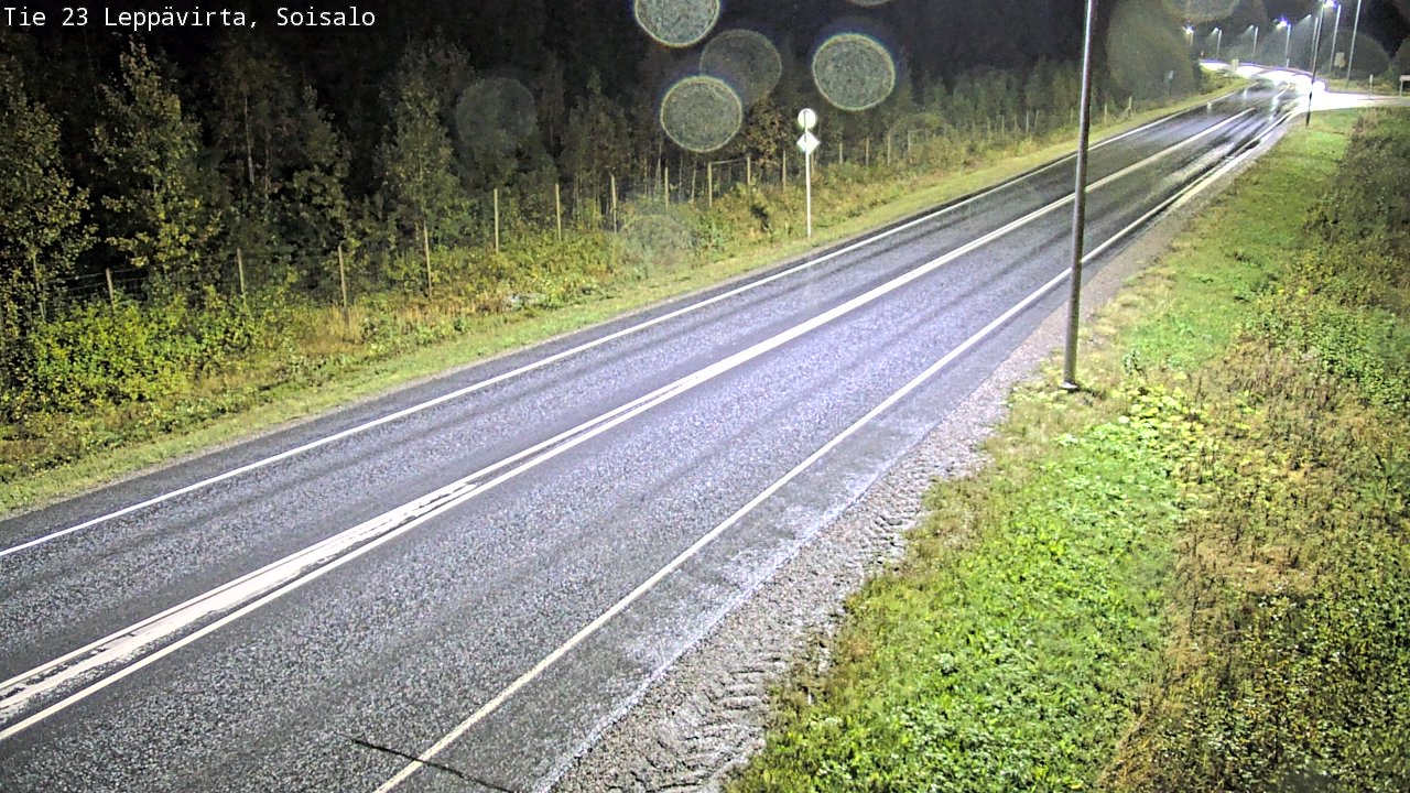 Weather Camera Image Road 23 Leppävirta, Soisalo, Leppävirta, Pohjois-Savo