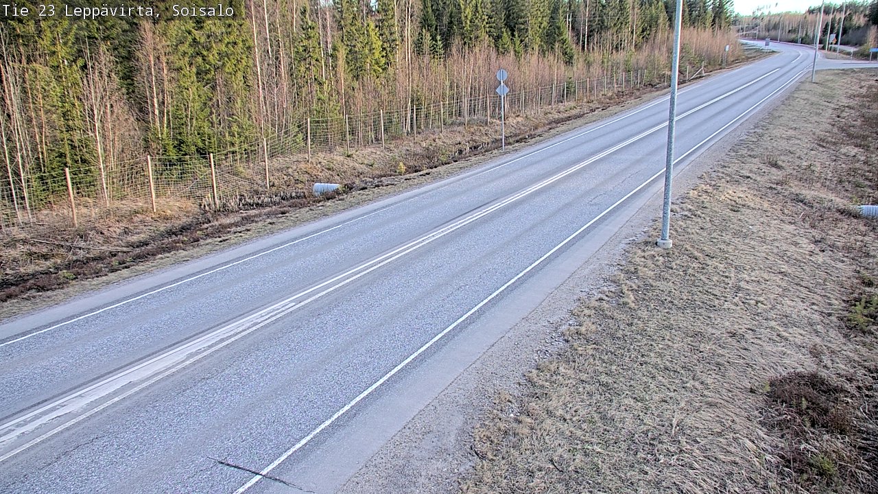 Weather Camera Image Väg 23 Leppävirta, Soisalo, Leppävirta, Pohjois-Savo