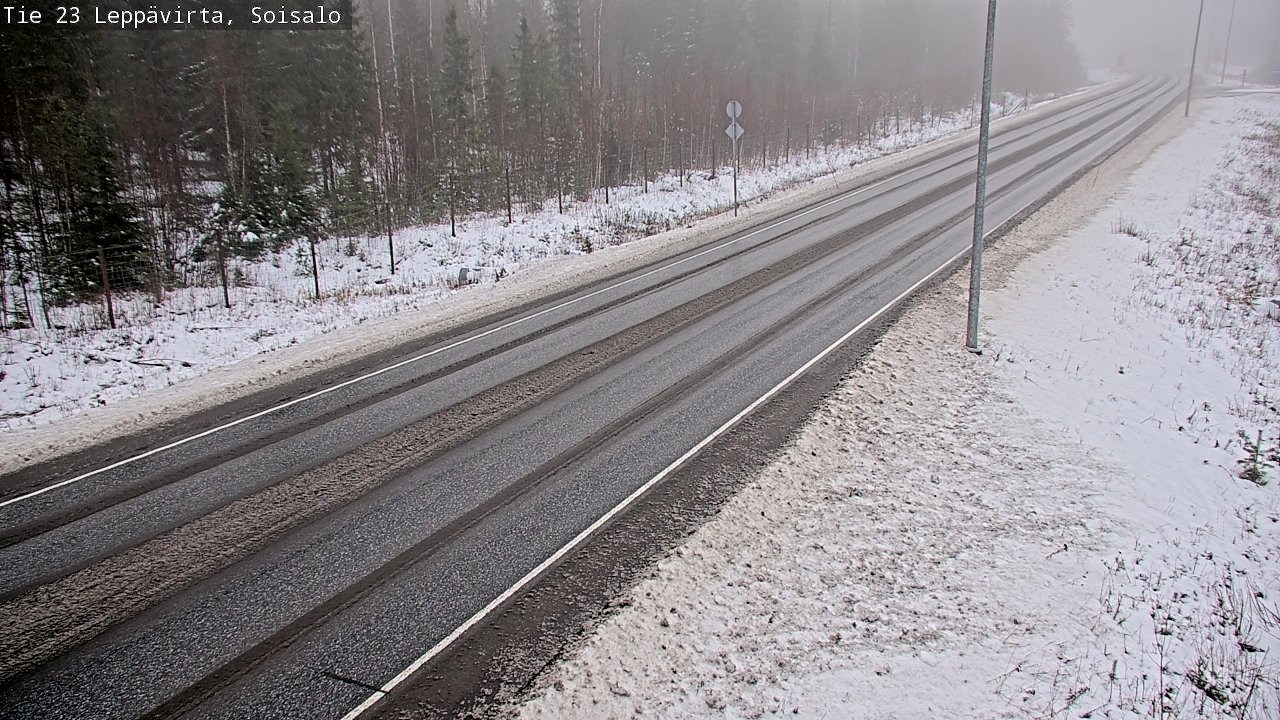 Weather Camera Image Road 23 Leppävirta, Soisalo, Leppävirta, Pohjois-Savo