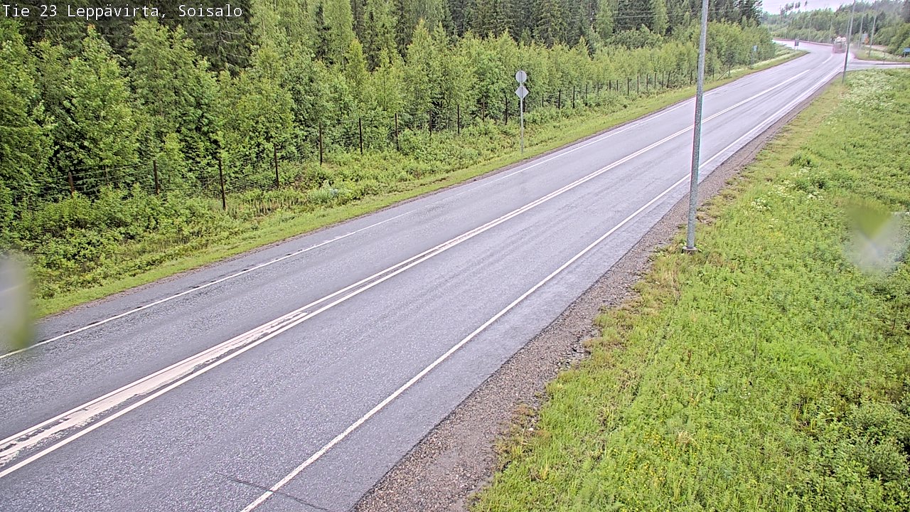 Weather Camera Image Väg 23 Leppävirta, Soisalo, Leppävirta, Pohjois-Savo