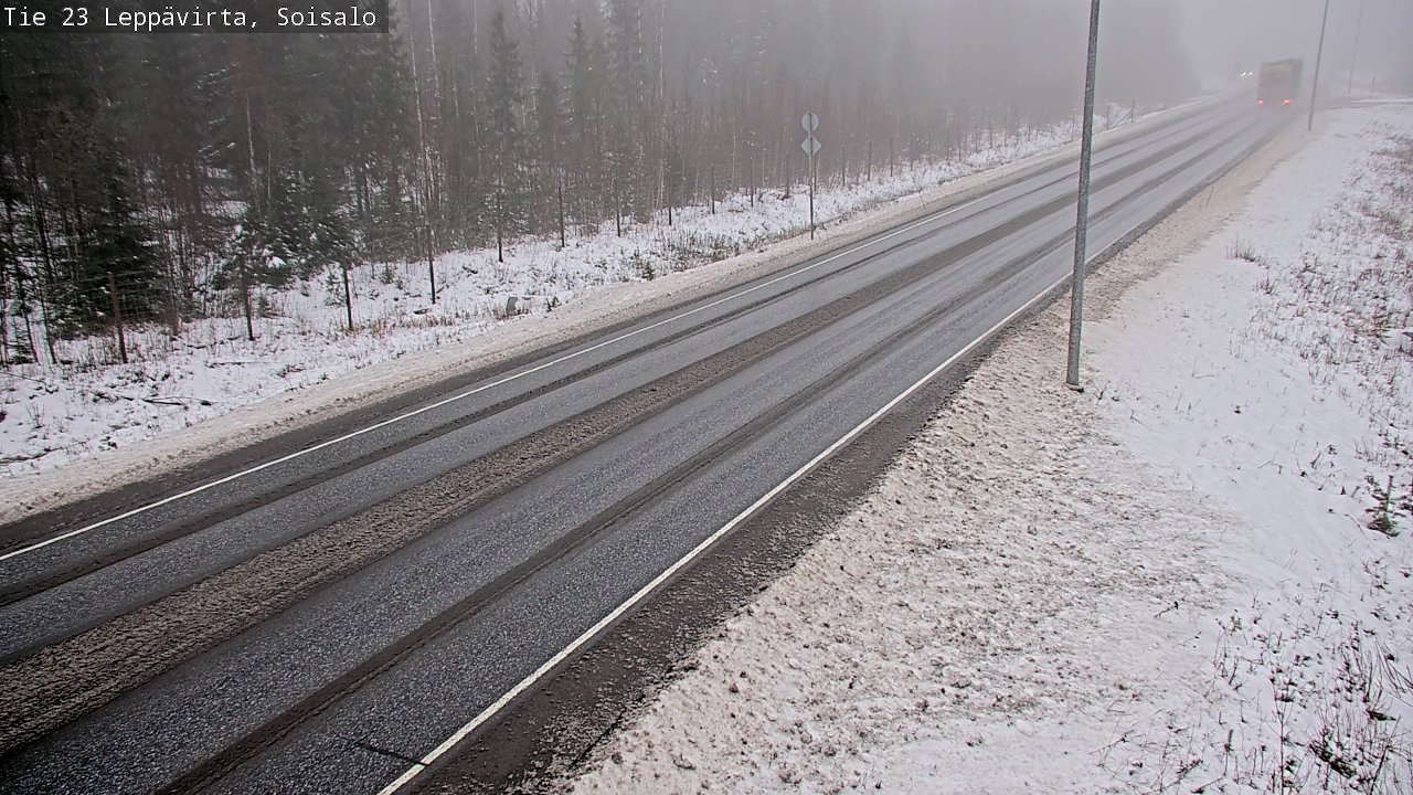 Weather Camera Image Road 23 Leppävirta, Soisalo, Leppävirta, Pohjois-Savo