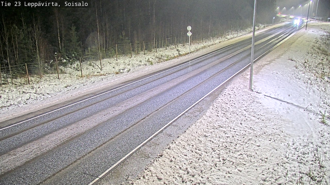 Weather Camera Image Road 23 Leppävirta, Soisalo, Leppävirta, Pohjois-Savo