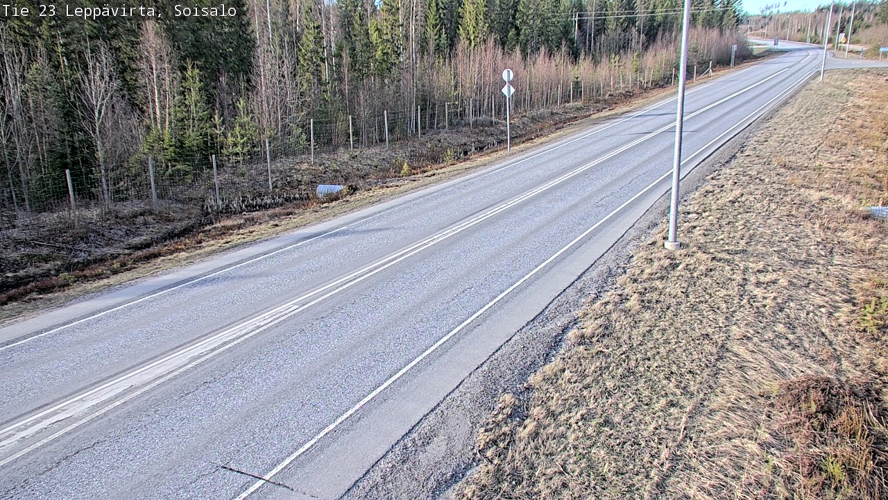 Kelikamerat Kuva Tie 23 Leppävirta, Soisalo, Leppävirta, Pohjois-Savo