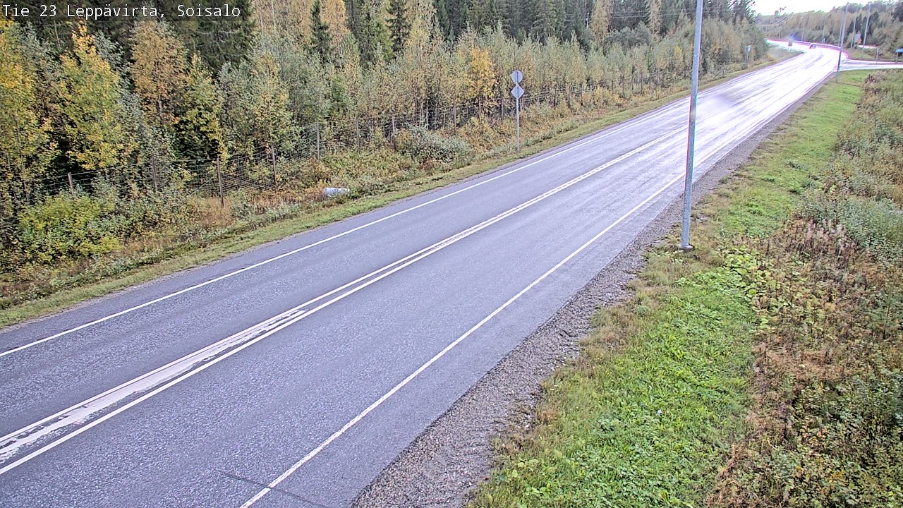 Weather Camera Image Road 23 Leppävirta, Soisalo, Leppävirta, Pohjois-Savo