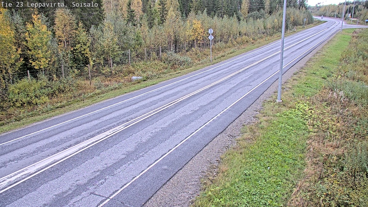 Weather Camera Image Road 23 Leppävirta, Soisalo, Leppävirta, Pohjois-Savo