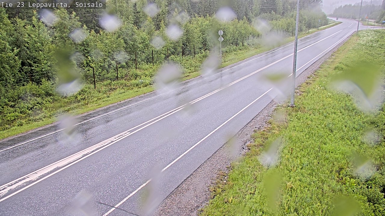 Weather Camera Image Road 23 Leppävirta, Soisalo, Leppävirta, Pohjois-Savo
