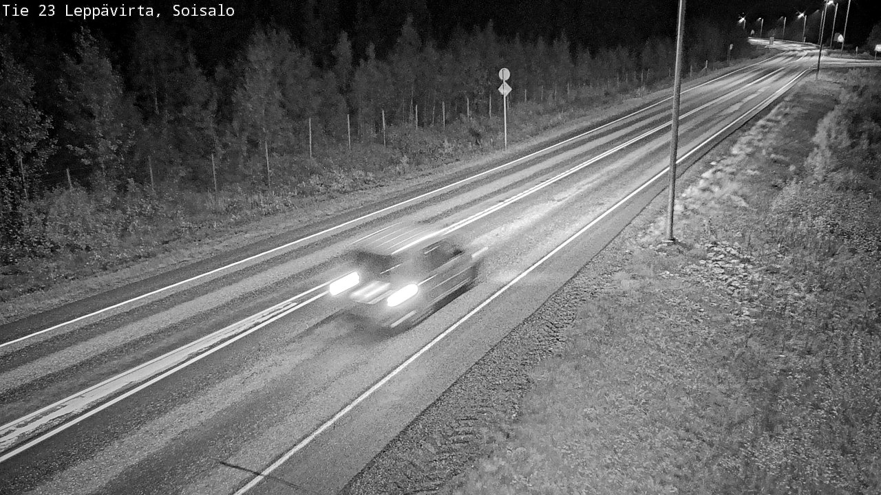 Weather Camera Image Road 23 Leppävirta, Soisalo, Leppävirta, Pohjois-Savo