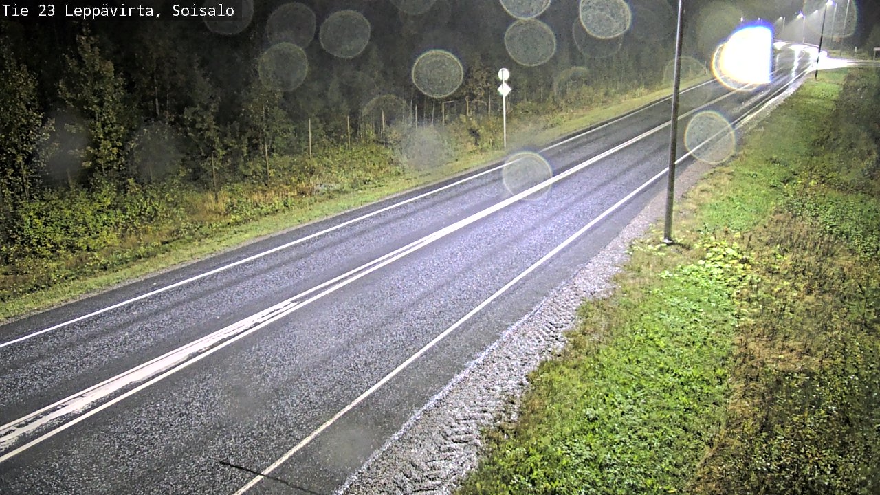 Weather Camera Image Road 23 Leppävirta, Soisalo, Leppävirta, Pohjois-Savo
