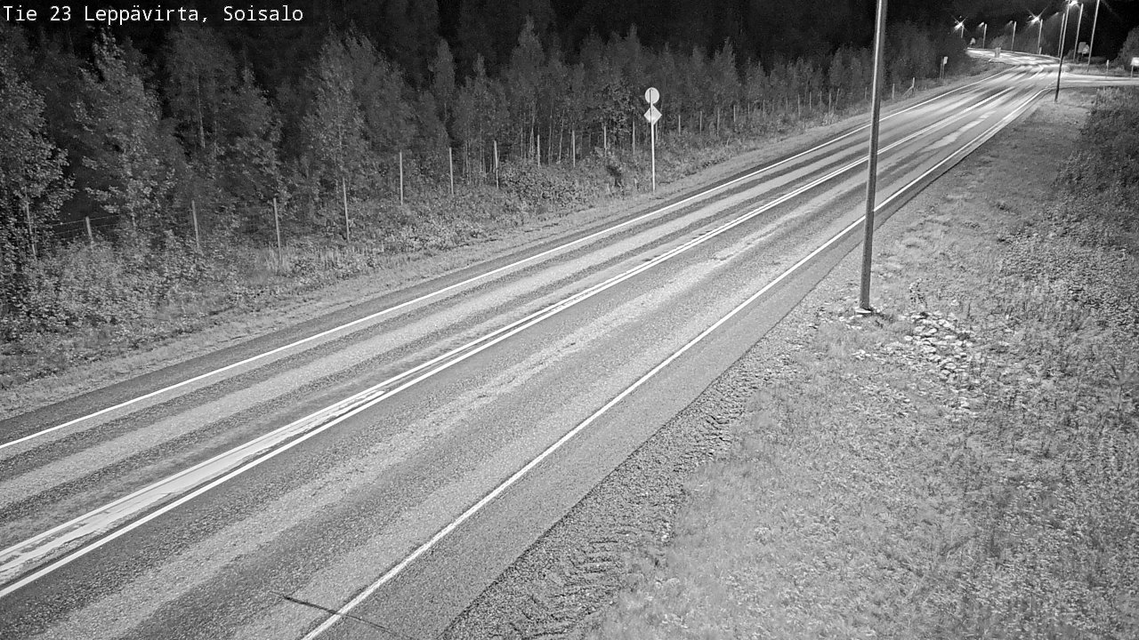Weather Camera Image Road 23 Leppävirta, Soisalo, Leppävirta, Pohjois-Savo
