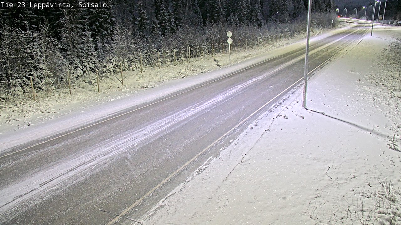 Weather Camera Image Road 23 Leppävirta, Soisalo, Leppävirta, Pohjois-Savo