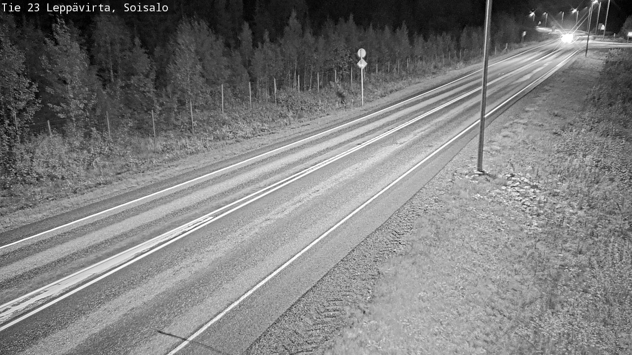 Weather Camera Image Road 23 Leppävirta, Soisalo, Leppävirta, Pohjois-Savo