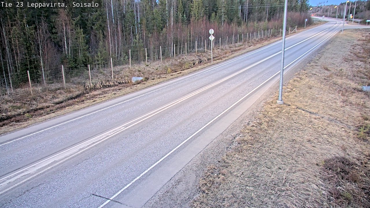 Kelikamerat Kuva Tie 23 Leppävirta, Soisalo, Leppävirta, Pohjois-Savo
