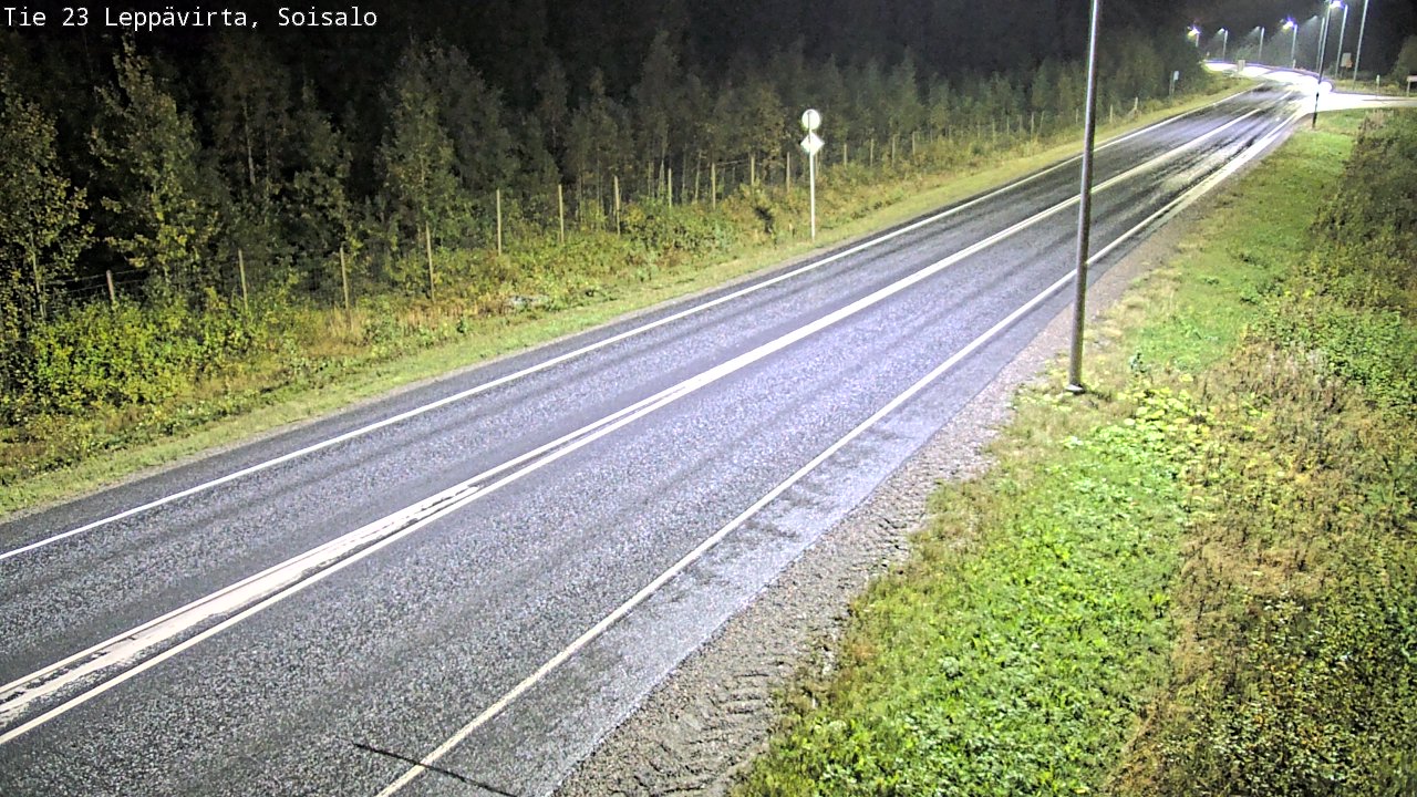 Weather Camera Image Road 23 Leppävirta, Soisalo, Leppävirta, Pohjois-Savo
