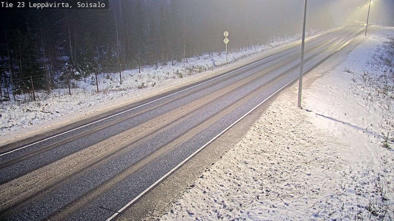 Weather Camera Image Road 23 Leppävirta, Soisalo, Leppävirta, Pohjois-Savo