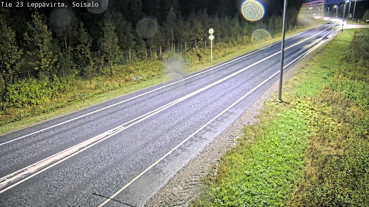 Weather Camera Image Road 23 Leppävirta, Soisalo, Leppävirta, Pohjois-Savo