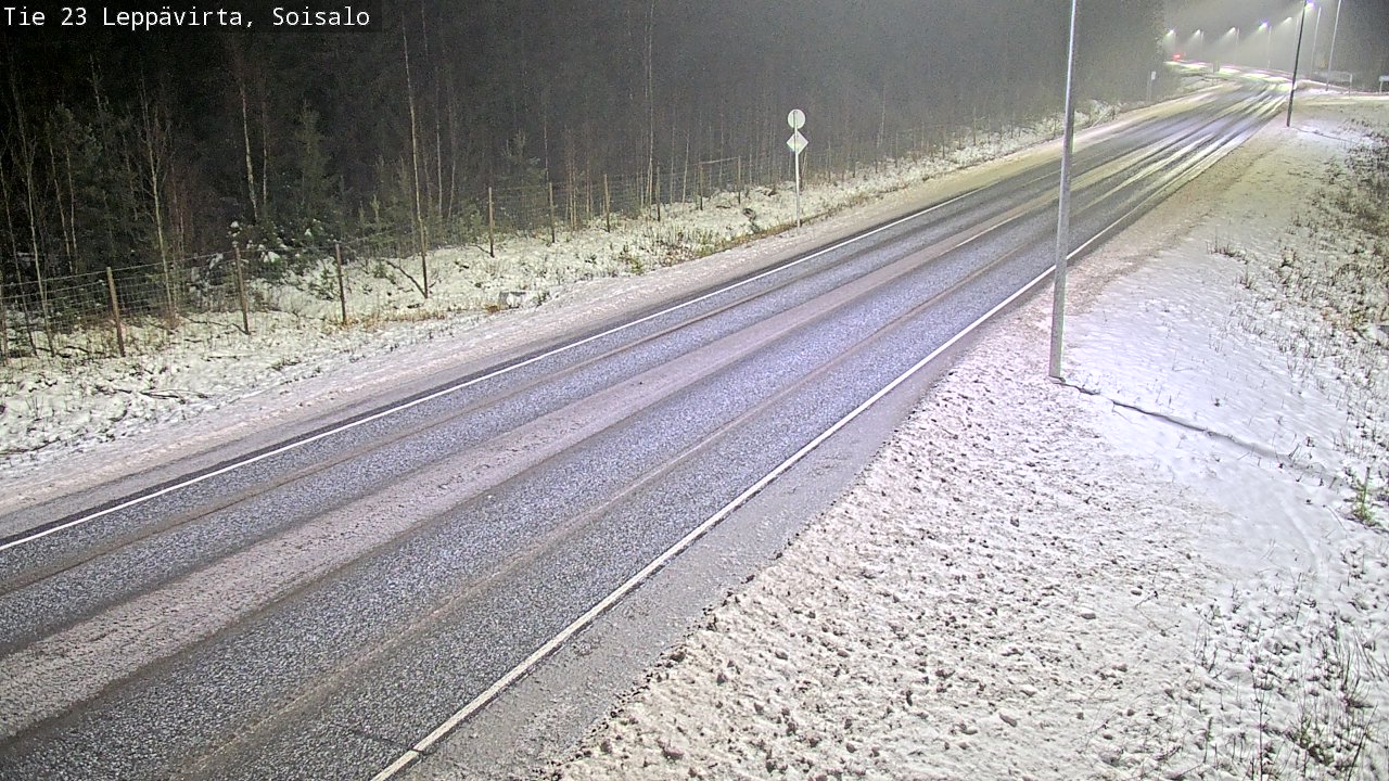 Weather Camera Image Road 23 Leppävirta, Soisalo, Leppävirta, Pohjois-Savo