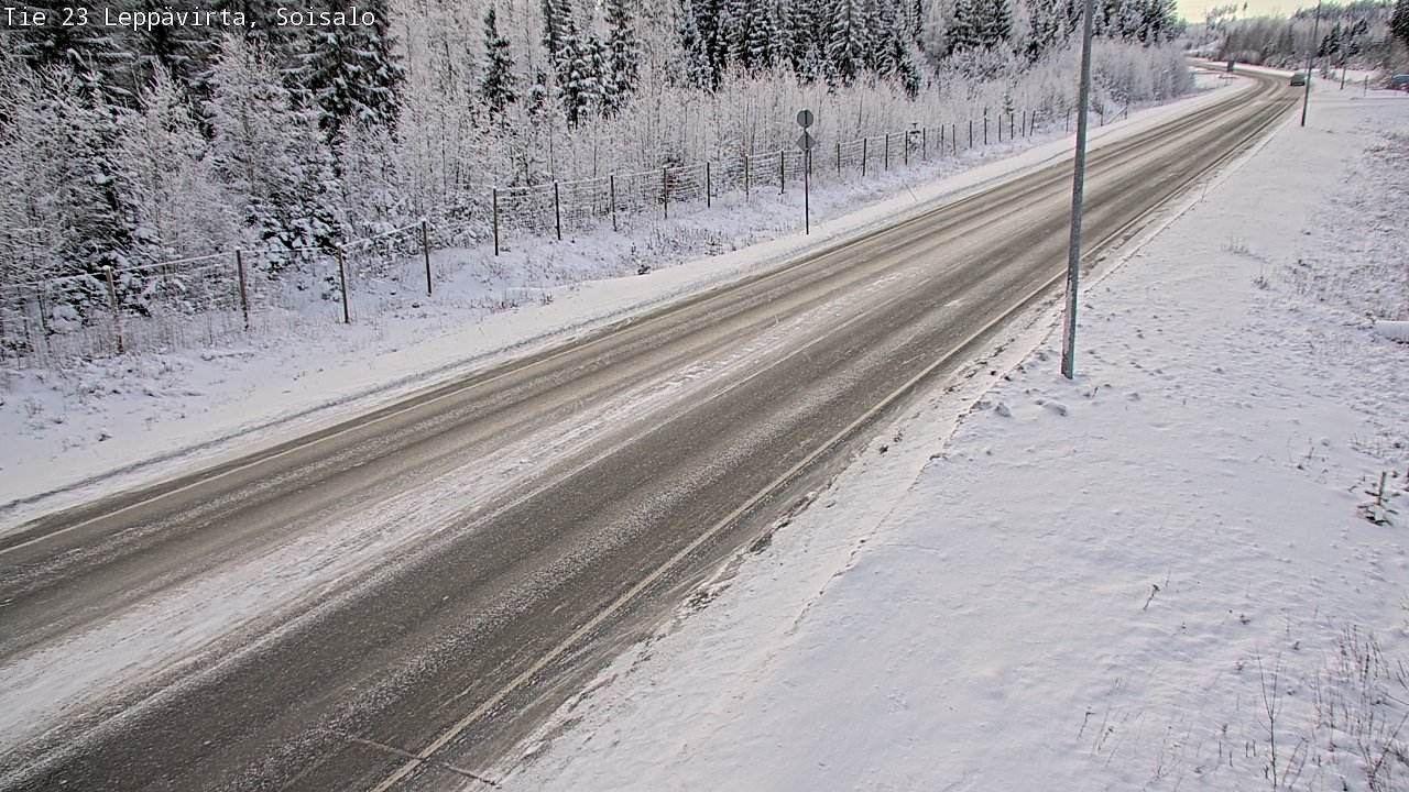 Weather Camera Image Road 23 Leppävirta, Soisalo, Leppävirta, Pohjois-Savo