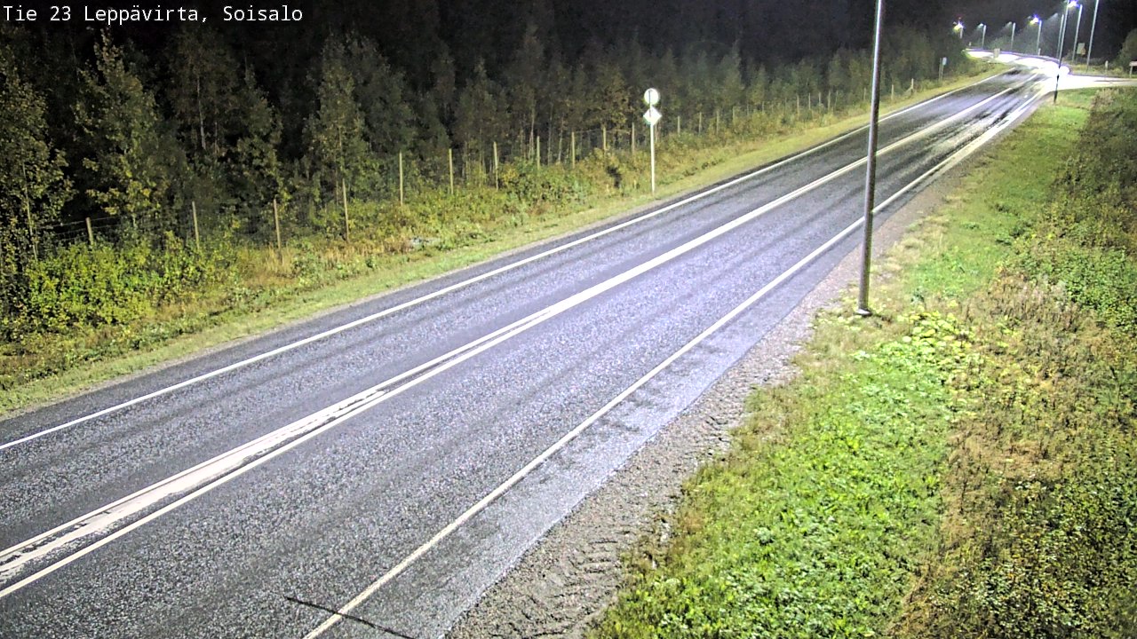 Weather Camera Image Road 23 Leppävirta, Soisalo, Leppävirta, Pohjois-Savo